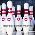 Rouleau de bowling imprimant une imprimante de tampon de couleur simple avec la navette